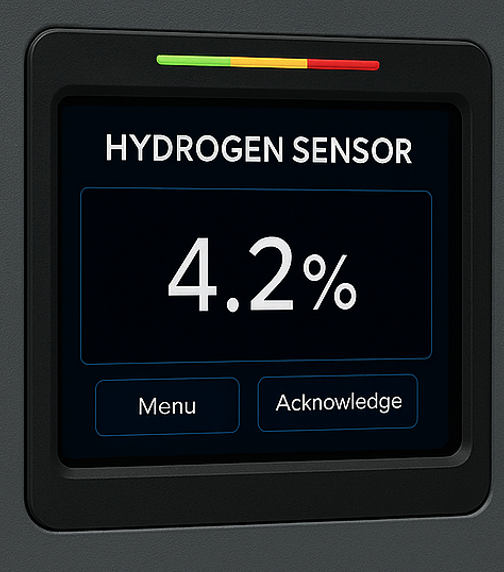 Wide operating hydrogen concentration range (and humidity range)